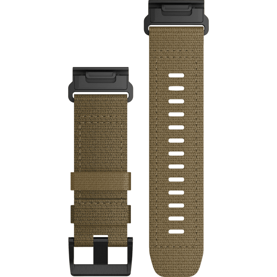 Garmin Quickfit® 26mm Tactical Coyote Tan Nylon Watch Strap