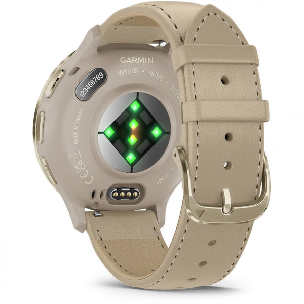 Garmin Venu® 3S French Grey Leather 41mm Smartwatch