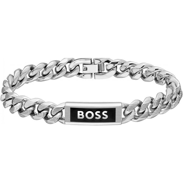 BOSS Gent's Kassy Emblem Boss Tag Bracelet