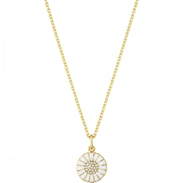 Georg Jensen 18ct Gold Plated Diamond Daisy Necklace