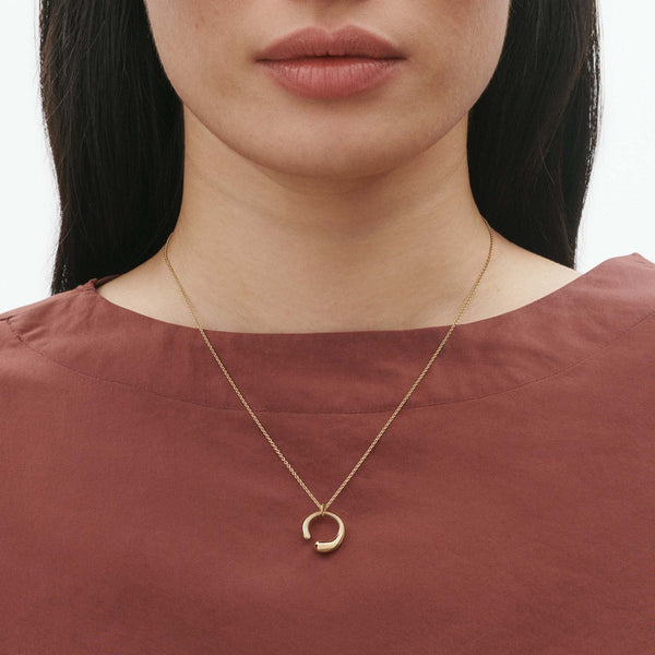 Georg Jensen 18ct Yellow Gold Mercy Pendant