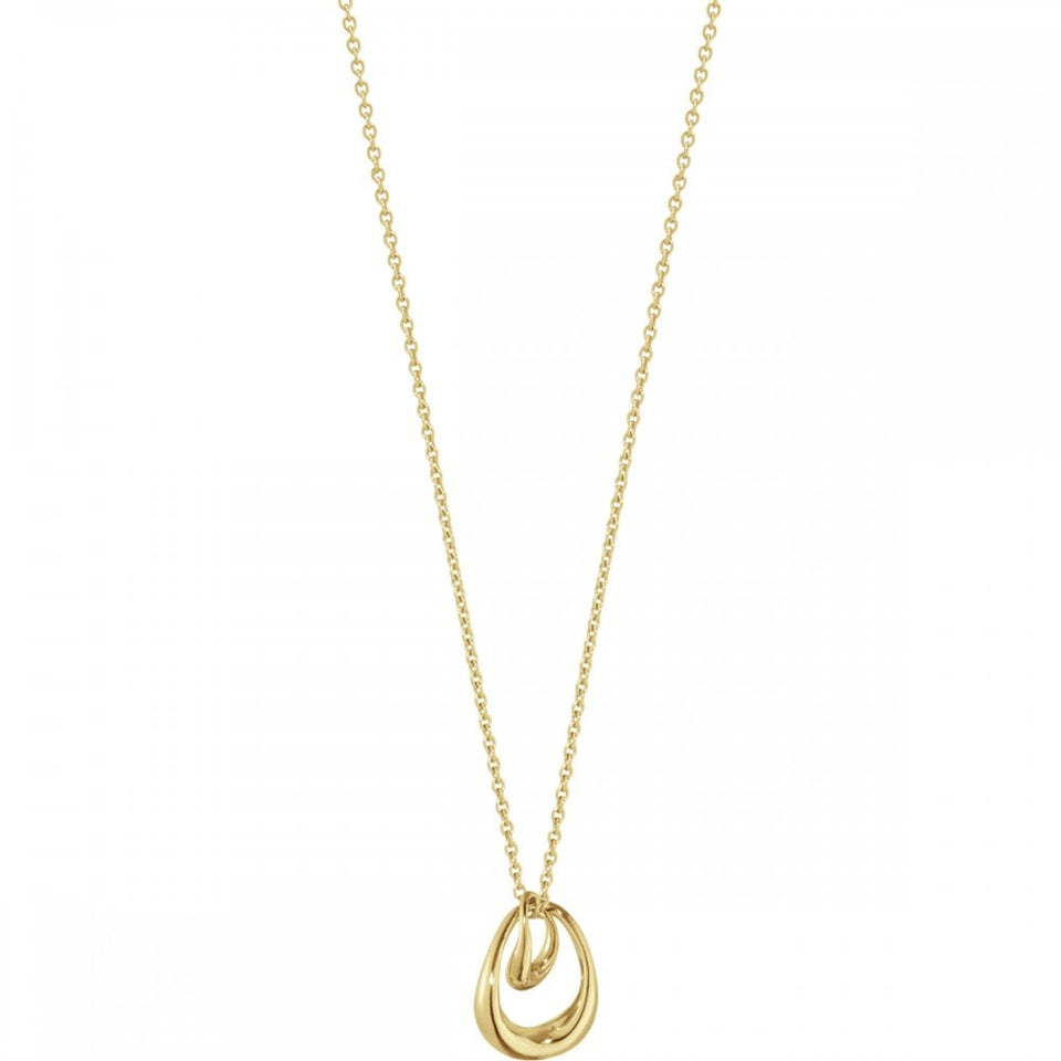 Georg Jensen 18ct Yellow Gold Offspring Necklace