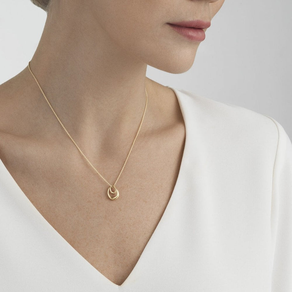 Georg Jensen 18ct Yellow Gold Offspring Necklace