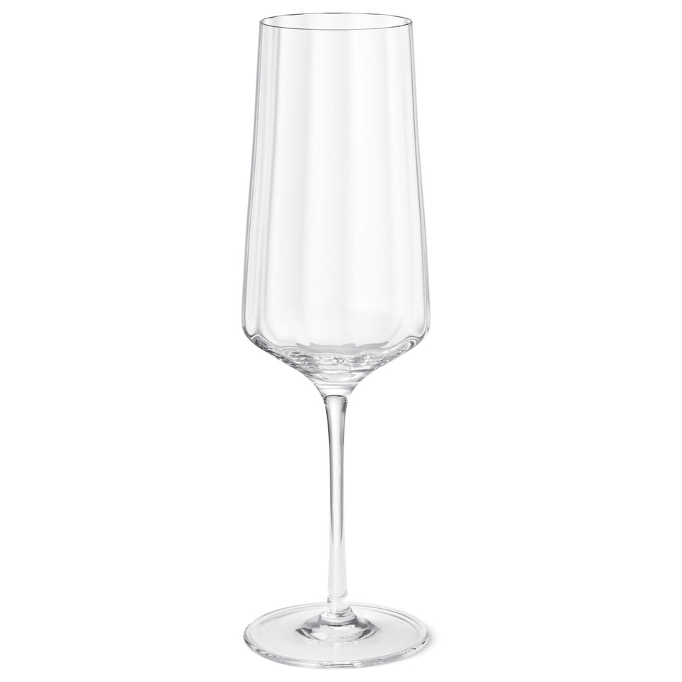 Georg Jensen BERNADOTTE Champagne Flutes 6 Pieces
