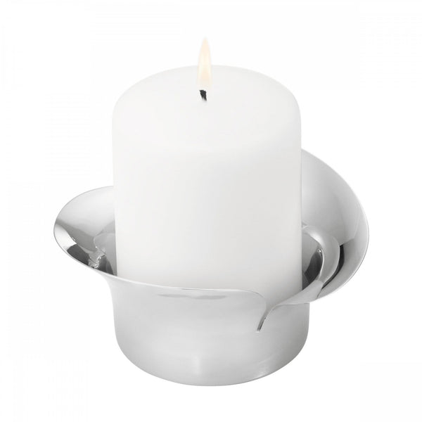 Georg Jensen BLOOM Pillar Candle Holder