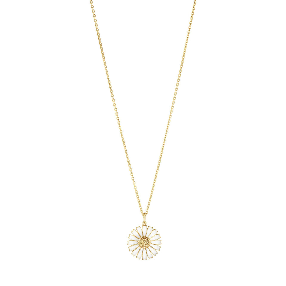 Georg Jensen Ladies 18ct Gold Plated Large Daisy Necklace