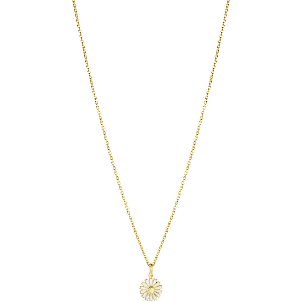 Georg Jensen Ladies 18ct Gold Plated Small Daisy Necklace