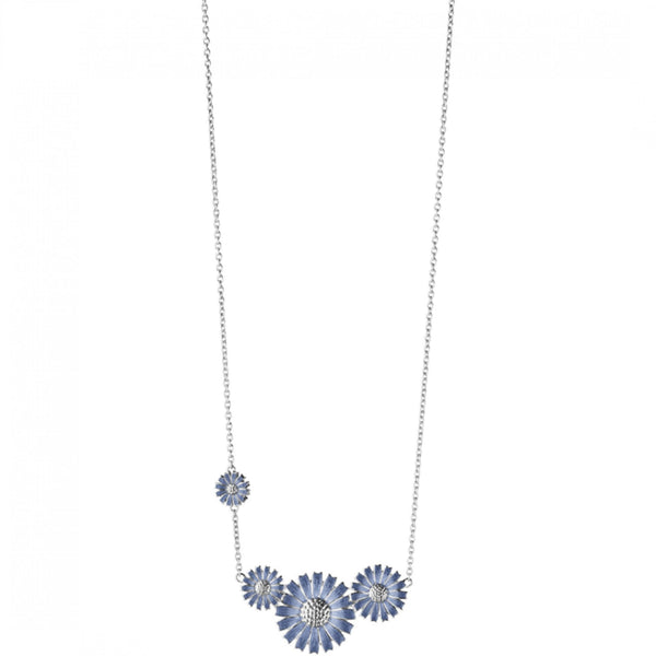 Georg Jensen Ladies Blue Daisy Necklace