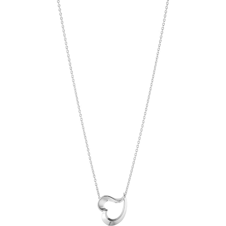 Georg Jensen Ladies Love Leaf Heart Necklace