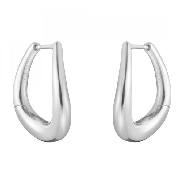 Georg Jensen Ladies Medium Offspring Hoop Earrings