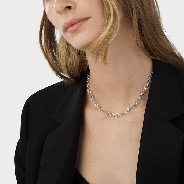 Georg Jensen Ladies Offspring Link Necklace
