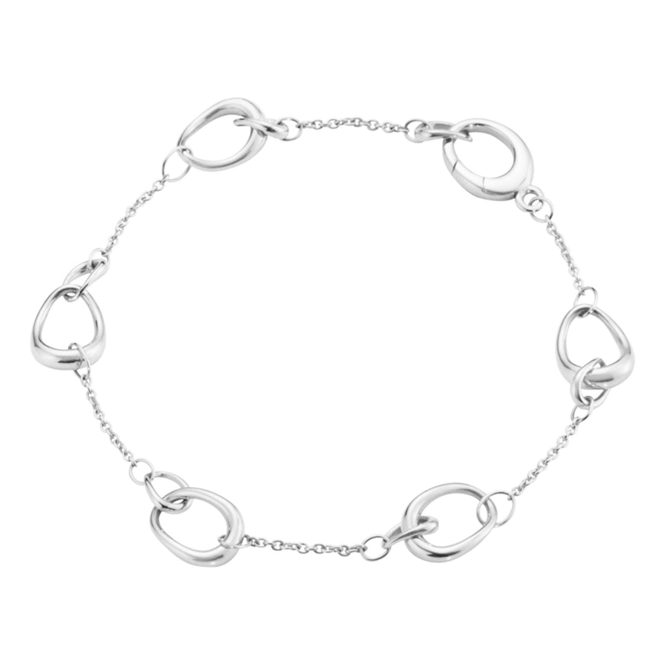 Georg Jensen Ladies Offspring Station Bracelet Size Medium