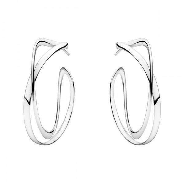 Georg Jensen Large Infinity Loop Earrings