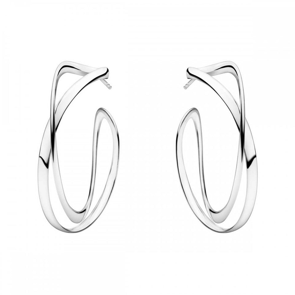 Georg Jensen Large Infinity Loop Earrings