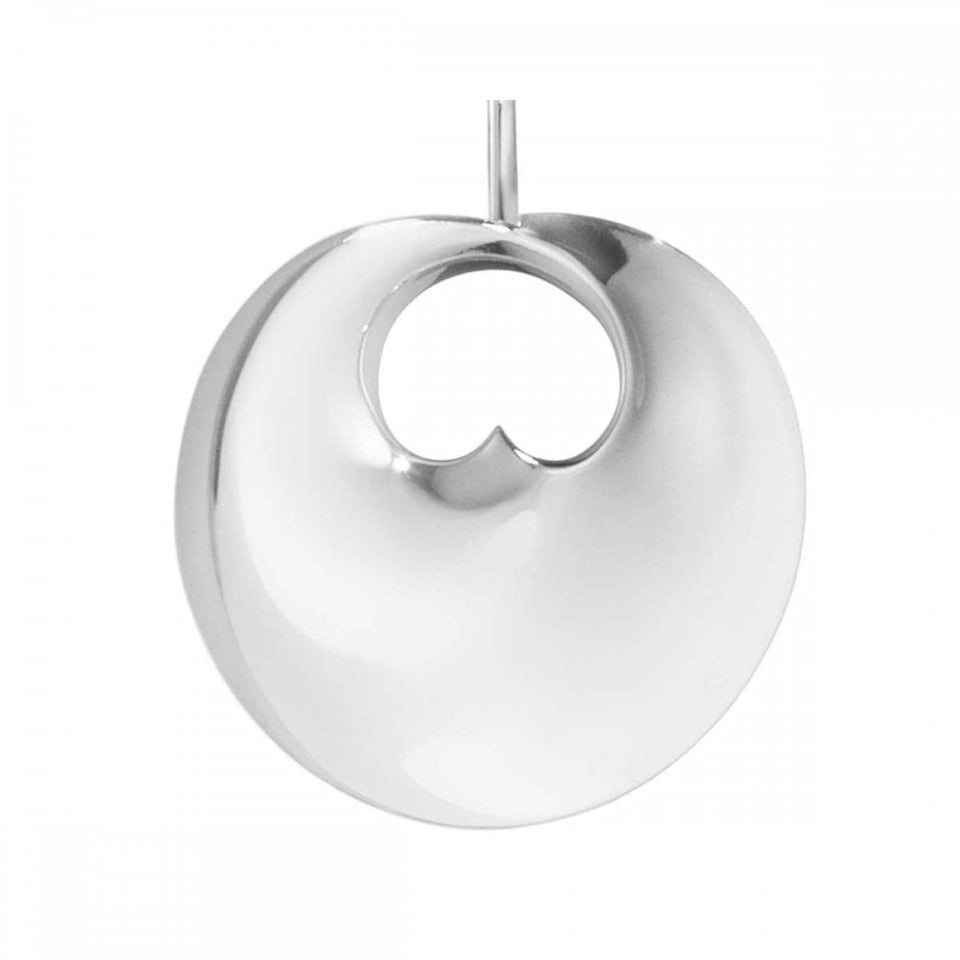 Georg Jensen Large Silver Hidden Heart Necklace