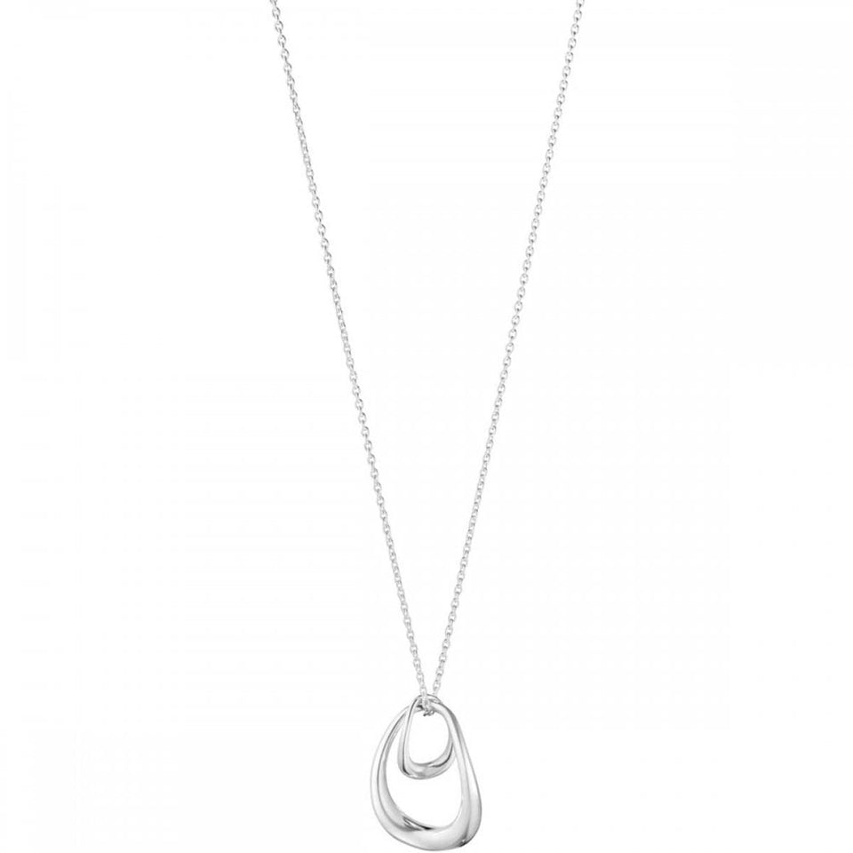 Georg Jensen Large Silver Offspring Necklace