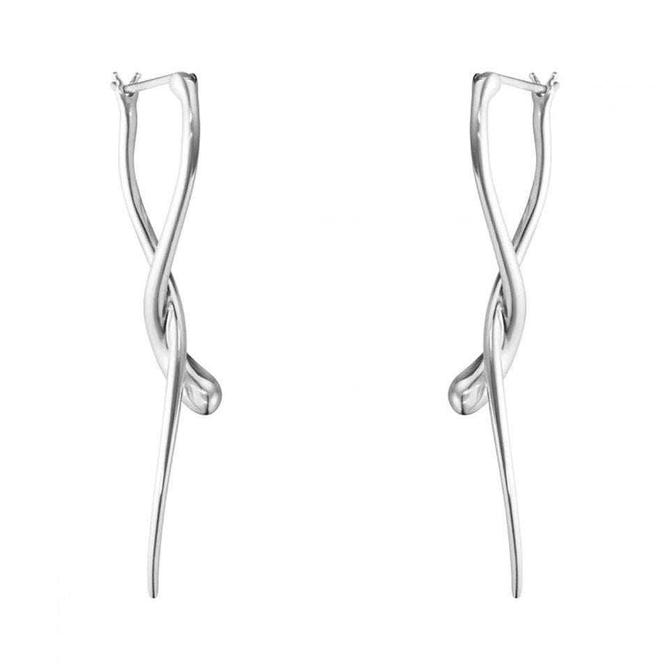 Georg Jensen Mercy Long Silver Earrings