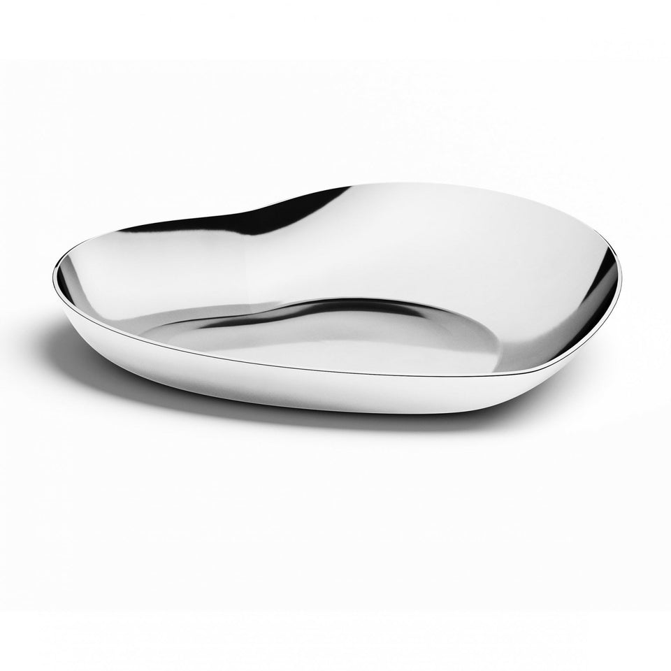 Georg Jensen Mirror Polished Stainless Steel Heart Tray