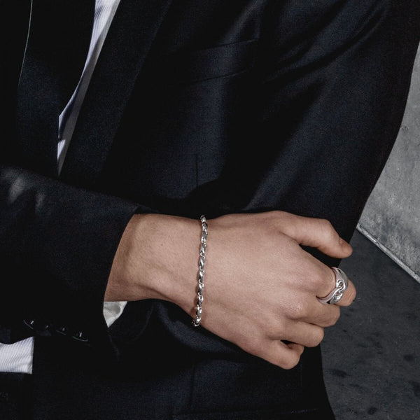 Georg Jensen REFLECT Sterling Silver Link Bracelet