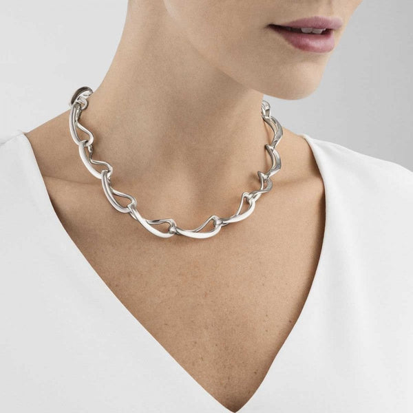Georg Jensen Silver Infinity Necklace