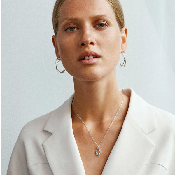 Georg Jensen Silver Infinity Necklace