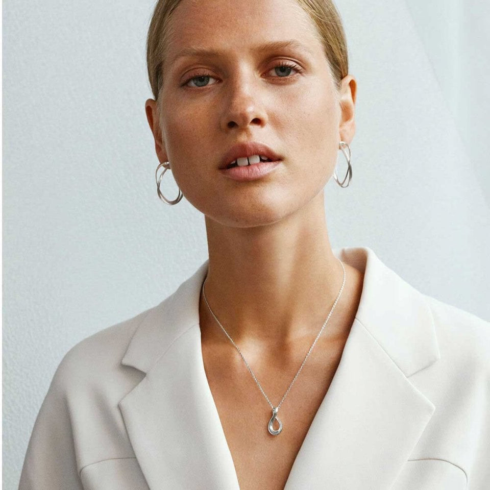 Georg Jensen Silver Infinity Necklace