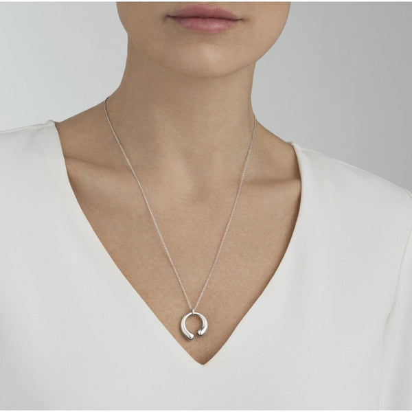 Georg Jensen Silver Medium Mercy Pendant