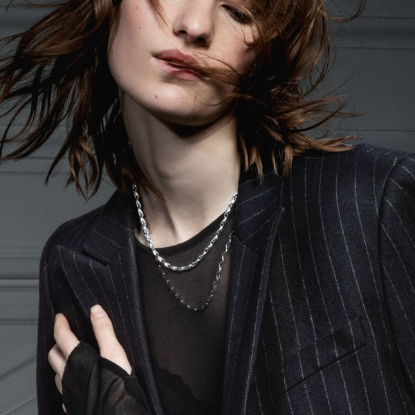 Georg Jensen Sterling Silver Reflect Necklace
