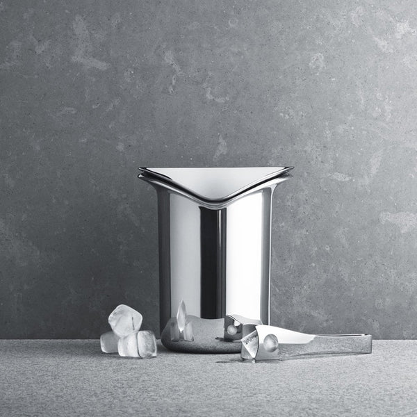 Georg Jensen WINE & Bar Ice Bucket with Tongs