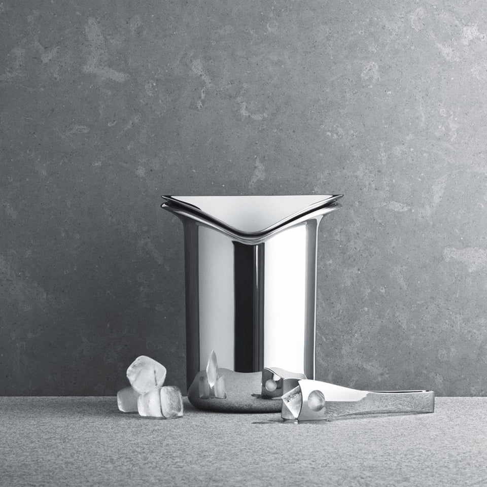 Georg Jensen WINE & Bar Ice Bucket with Tongs