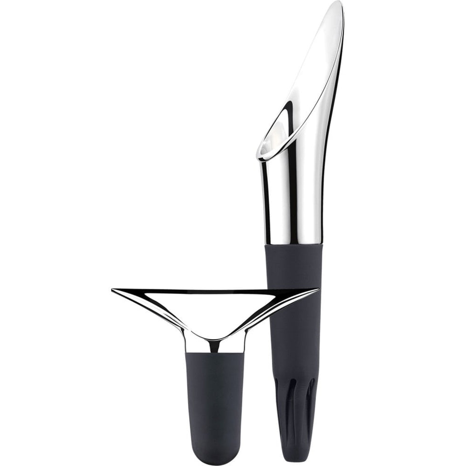 Georg Jensen WINE & BAR Wine Stopper & Wine Pourer
