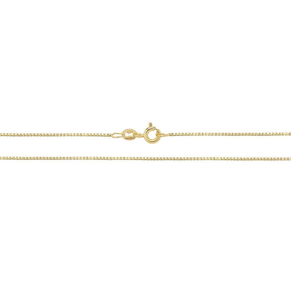 Francis & Gaye Gold 1mm Fine Box Chain