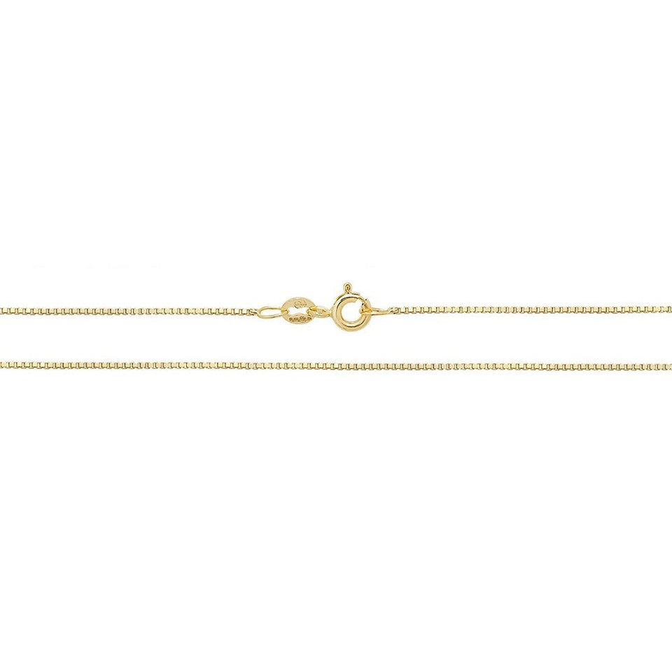 Francis & Gaye Gold 1mm Fine Box Chain
