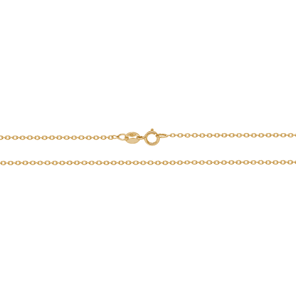 Francis & Gaye Gold 1mm Lightweight Rolo Chain