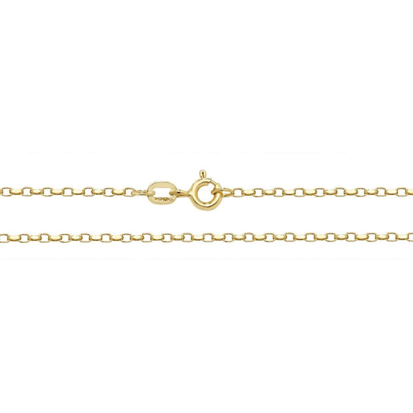 Francis & Gaye Gold Faceted Belcher Chain