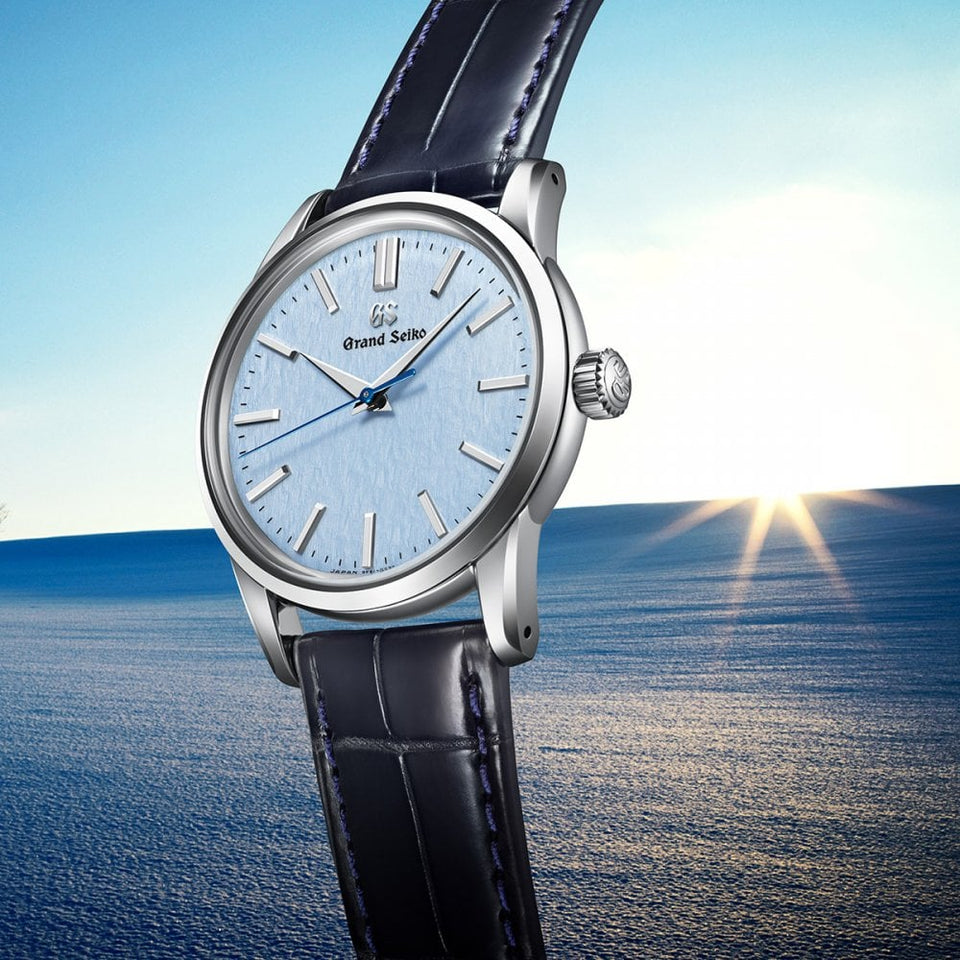 Grand Seiko Elegance Quartz 'Baby Skyflake' 34mm Watch