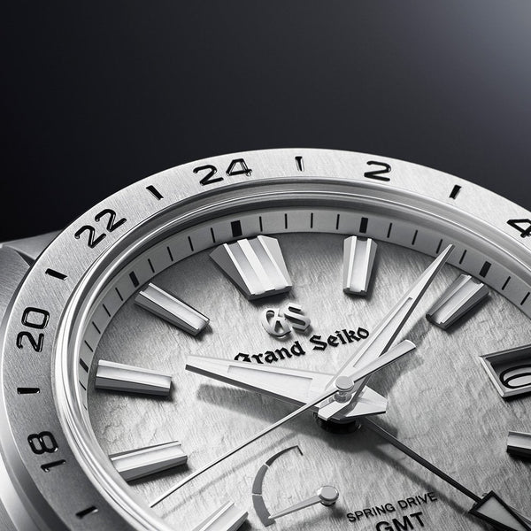 Grand Seiko Evolution 9 'Mistflake' GMT Titanium Spring Drive Watch