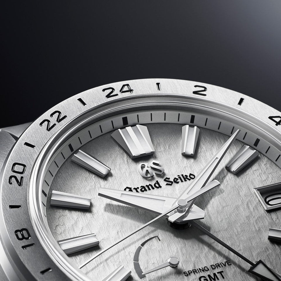 Grand Seiko Evolution 9 'Mistflake' GMT Titanium Spring Drive Watch