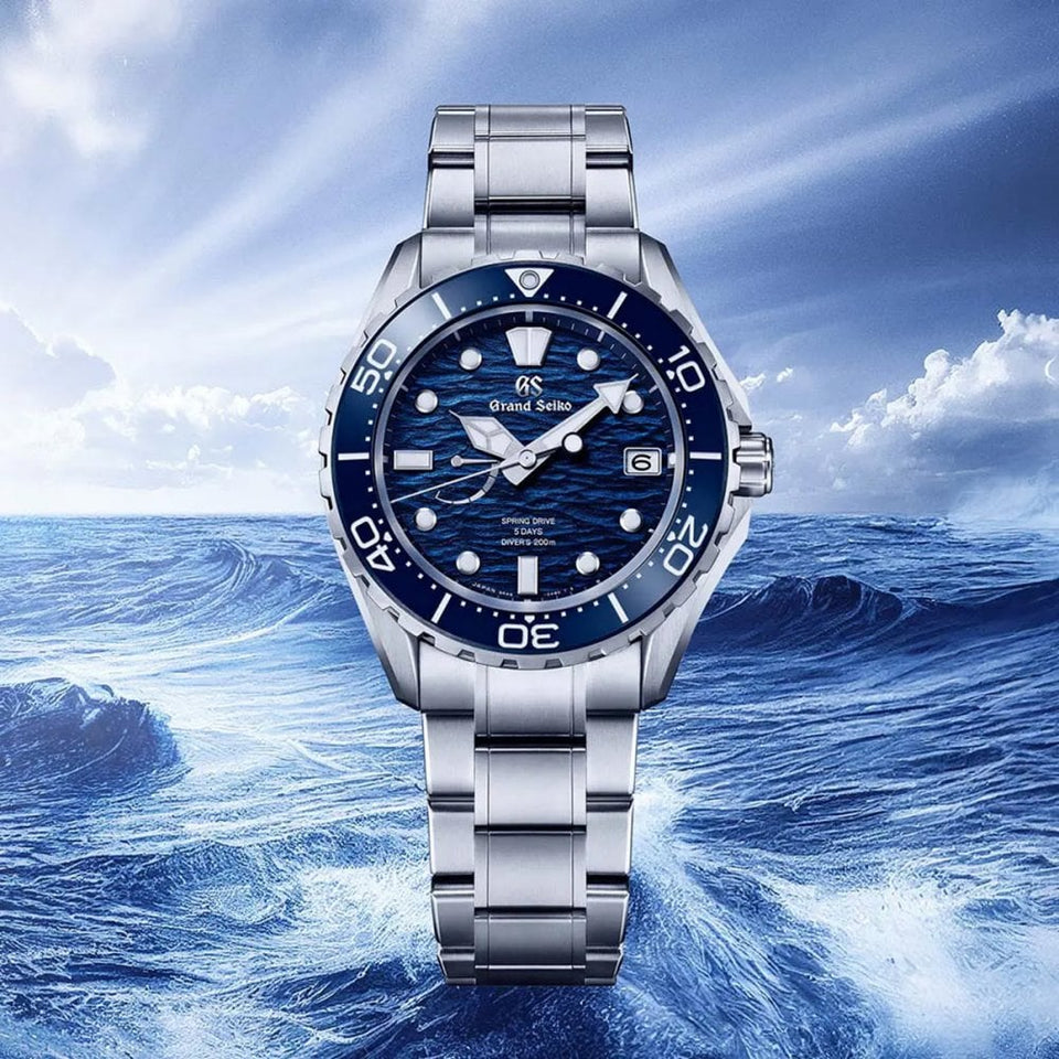 Grand Seiko Evolution 9 ‘Ushio’ Blue Spring Drive Diver’s Watch