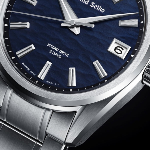 Grand Seiko Gent's 'Lake Suwa Before Dawn' Spring Drive Watch