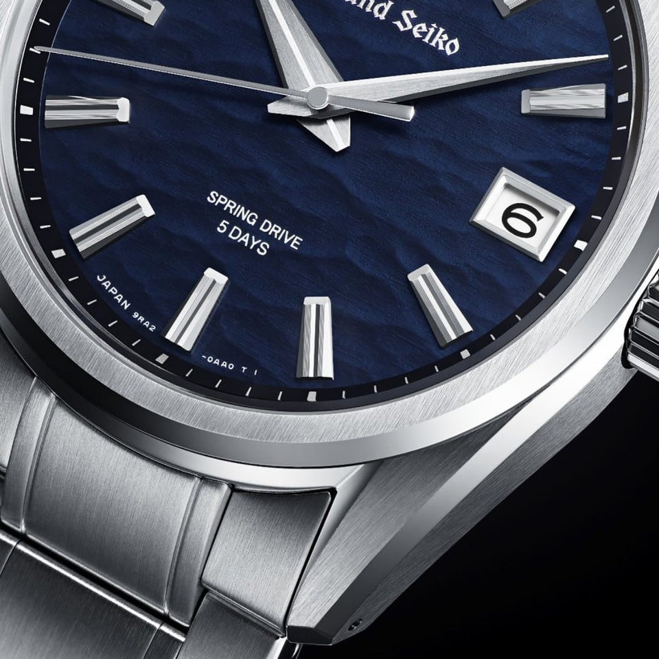 Grand Seiko Gent's 'Lake Suwa Before Dawn' Spring Drive Watch