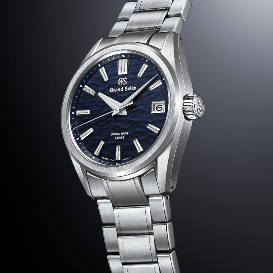 Grand Seiko Gent's 'Lake Suwa Before Dawn' Spring Drive Watch