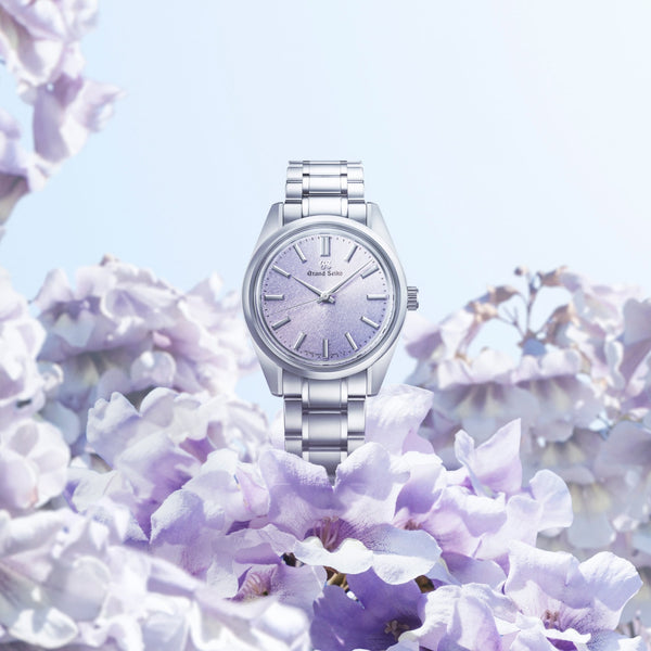 Grand Seiko Ladies Heritage Collection 'Purple Kiri' Mechanical Watch