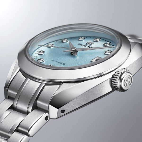 Grand Seiko Ladies ‘Mizu-Hanada’ – ‘Blue Linen’ Mechanical Automatic Watch
