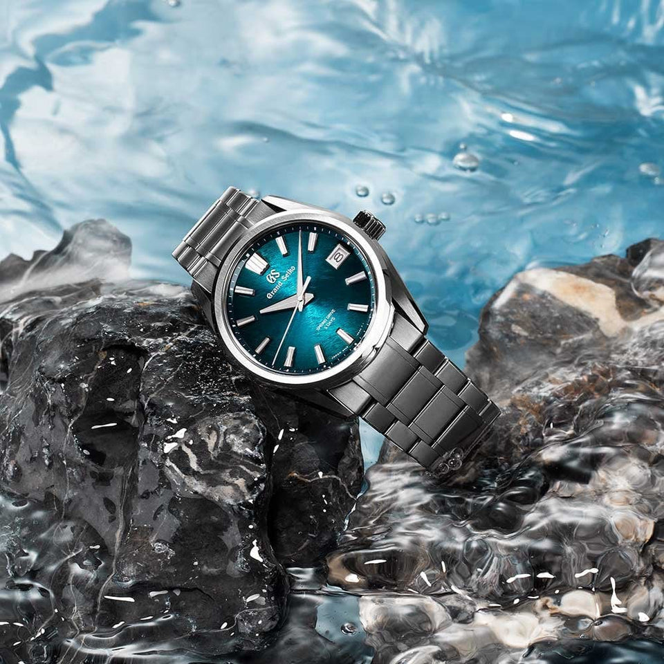 Grand Seiko Men's Evolution 9 'Atera Valley' Titanium Spring Drive Watch