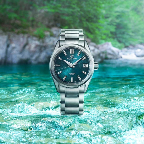 Grand Seiko Men's Evolution 9 'Atera Valley' Titanium Spring Drive Watch