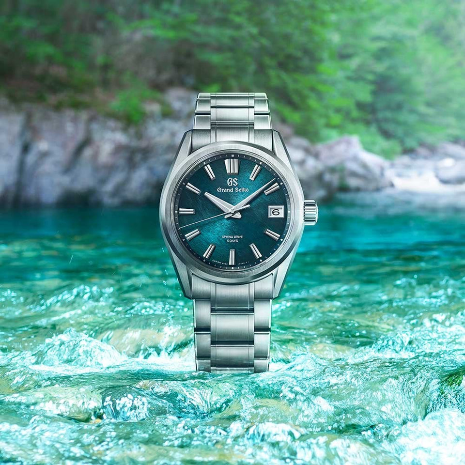 Grand Seiko Men's Evolution 9 'Atera Valley' Titanium Spring Drive Watch