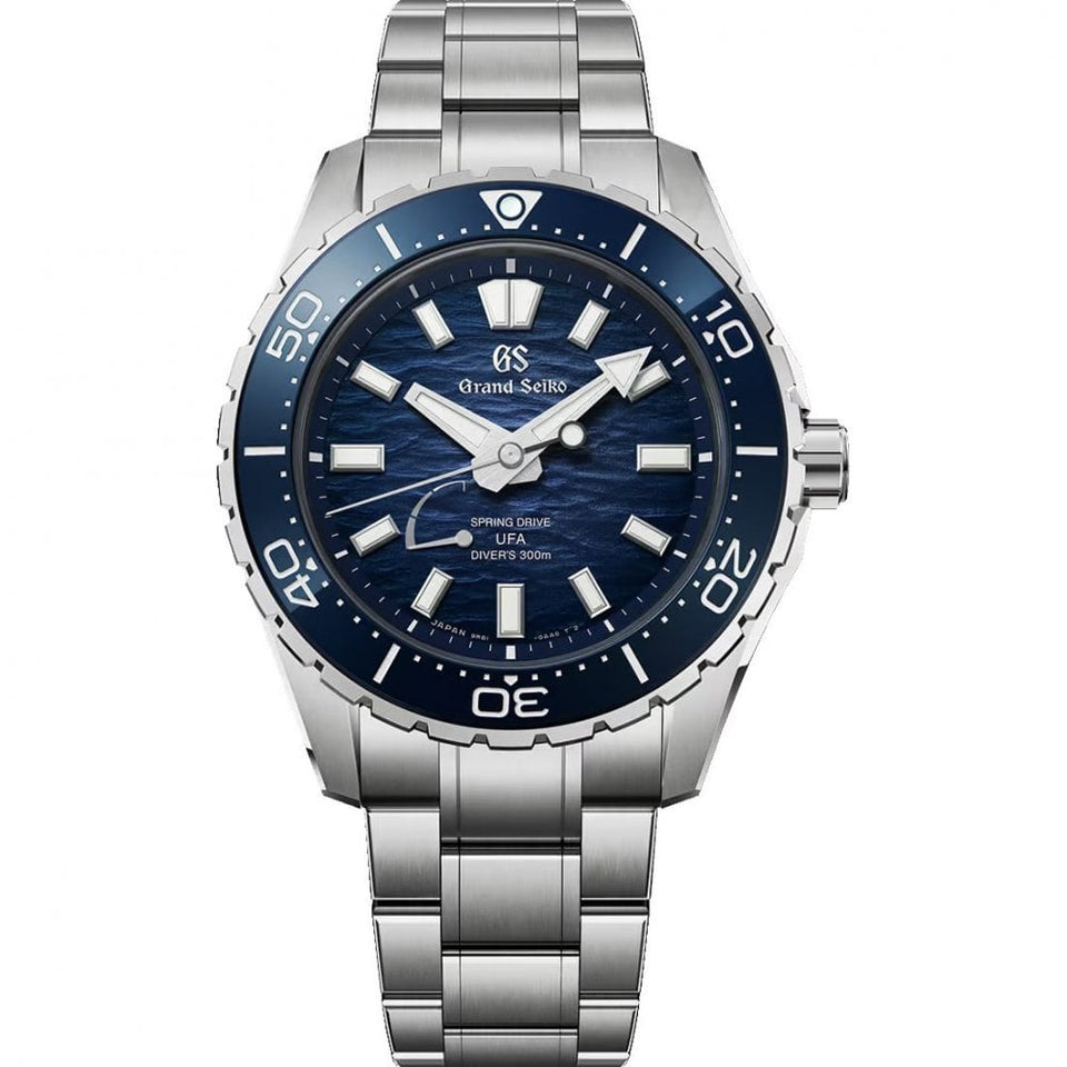 Grand Seiko Men's Evolution 9 Blue 'Ushio' Spring Drive U.F.A Watch