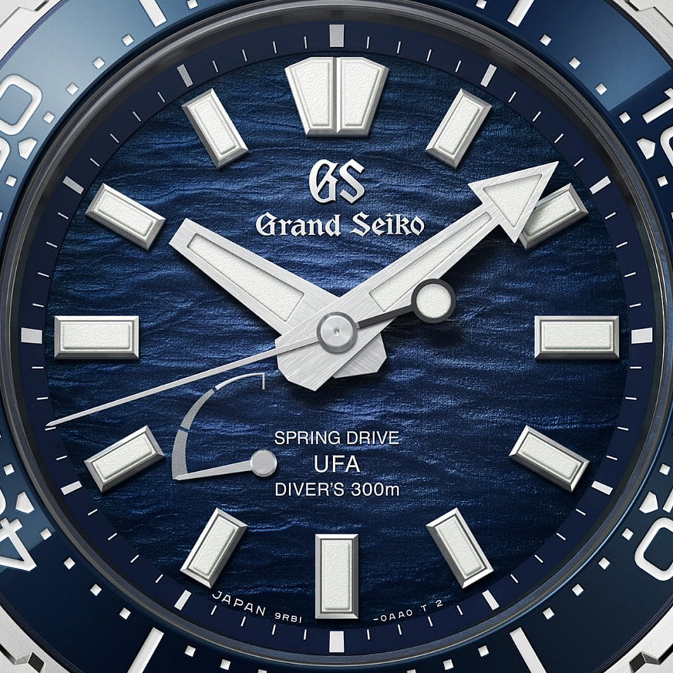 Grand Seiko Men's Evolution 9 Blue 'Ushio' Spring Drive U.F.A Watch