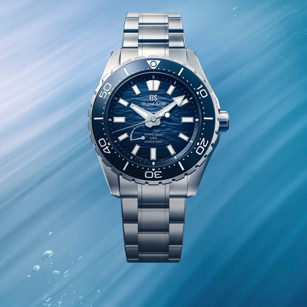 Grand Seiko Men's Evolution 9 Blue 'Ushio' Spring Drive U.F.A Watch